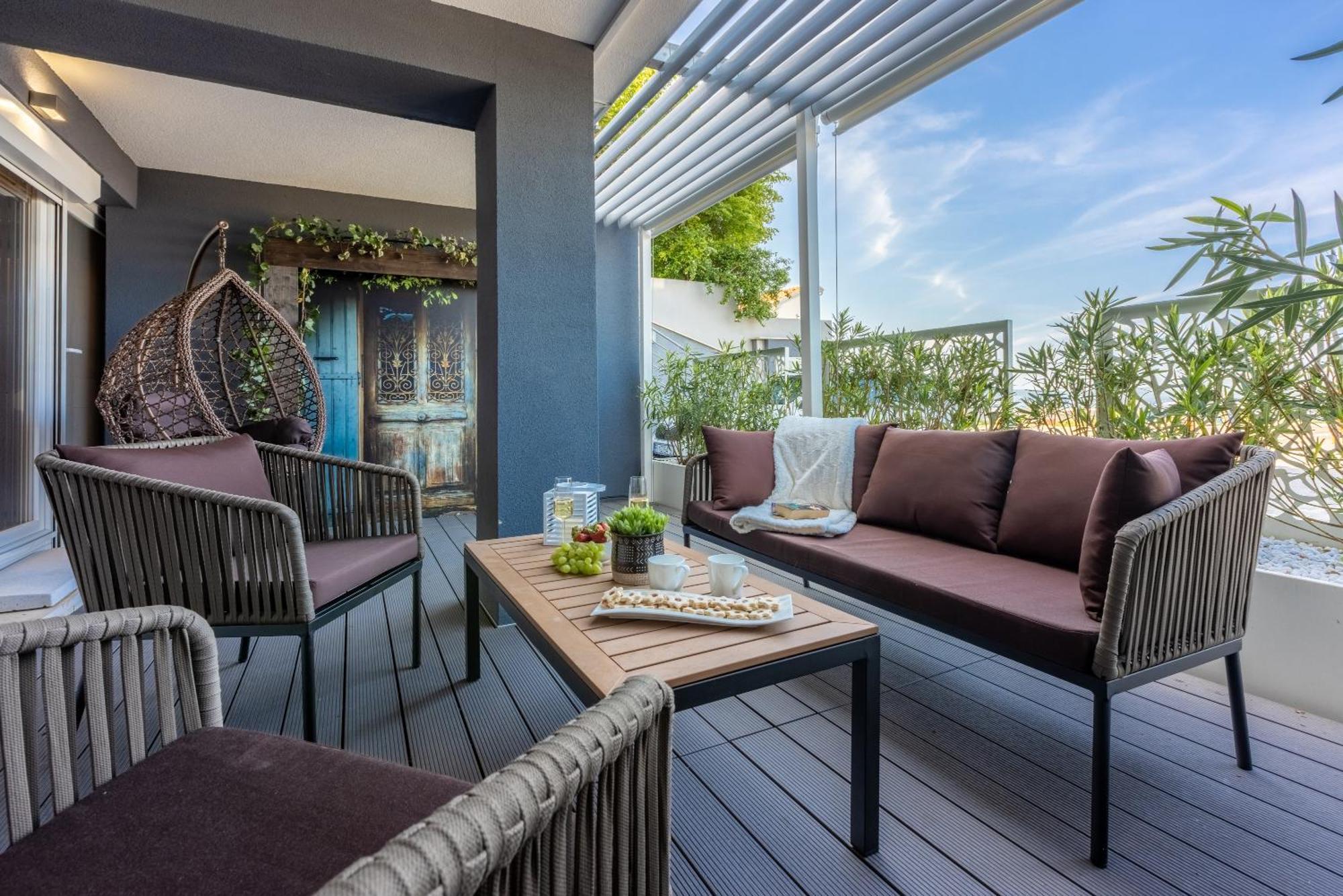 Panoramica Apartment With Whirlpool 茨里克韦尼察 外观 照片
