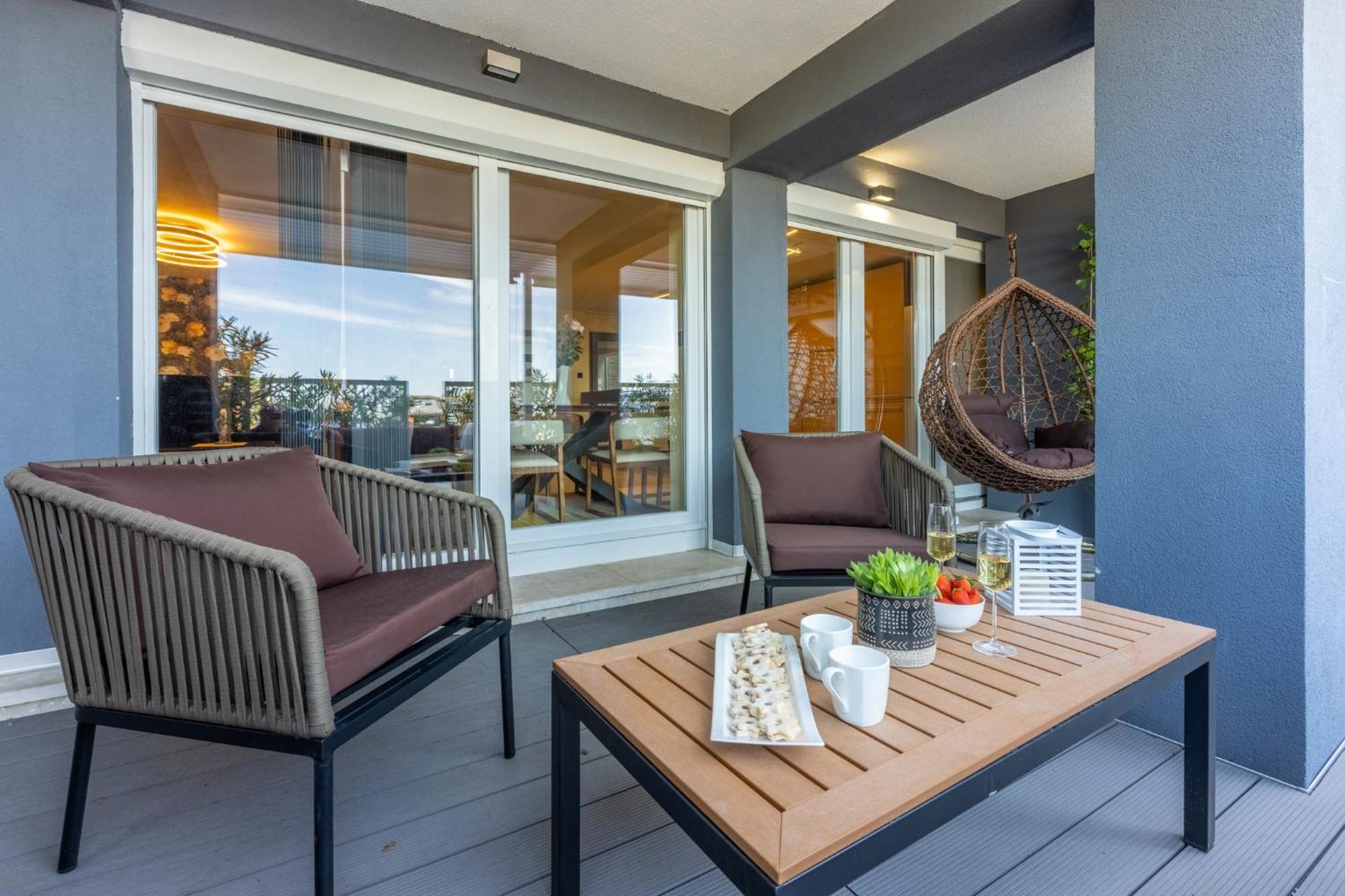 Panoramica Apartment With Whirlpool 茨里克韦尼察 外观 照片